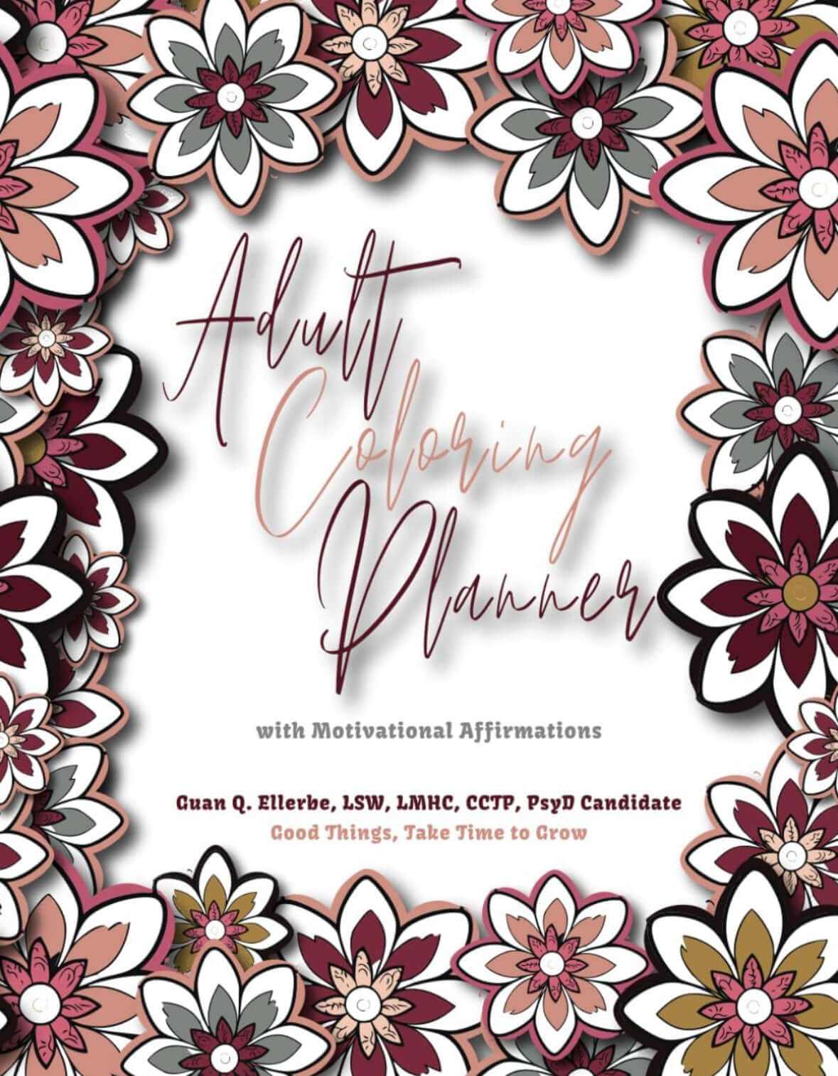 Adult Coloring Book with Intricate Designs for Stress Relief