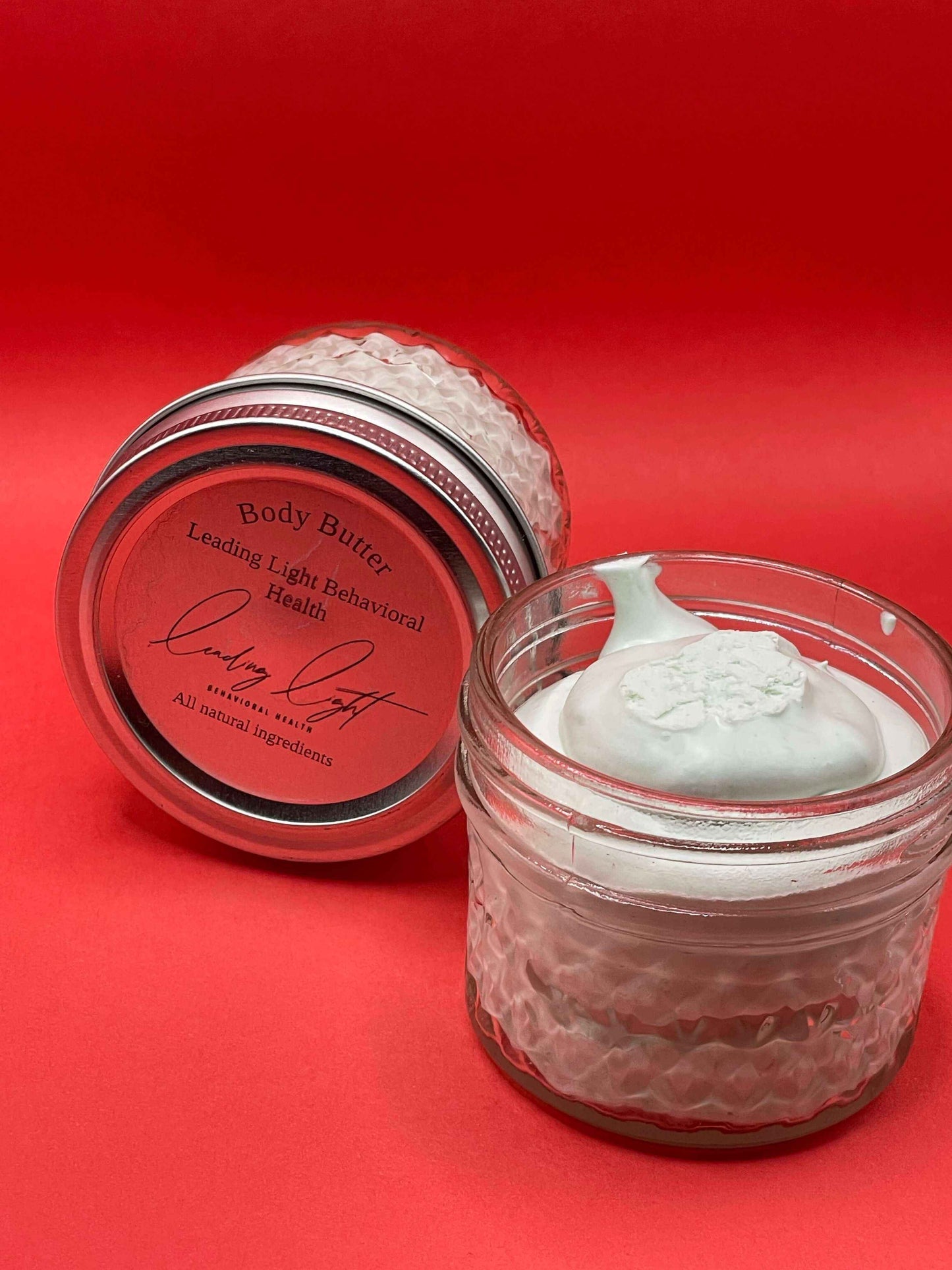 Handmade Shea Butter and Coconut Oil Body Butter Texture