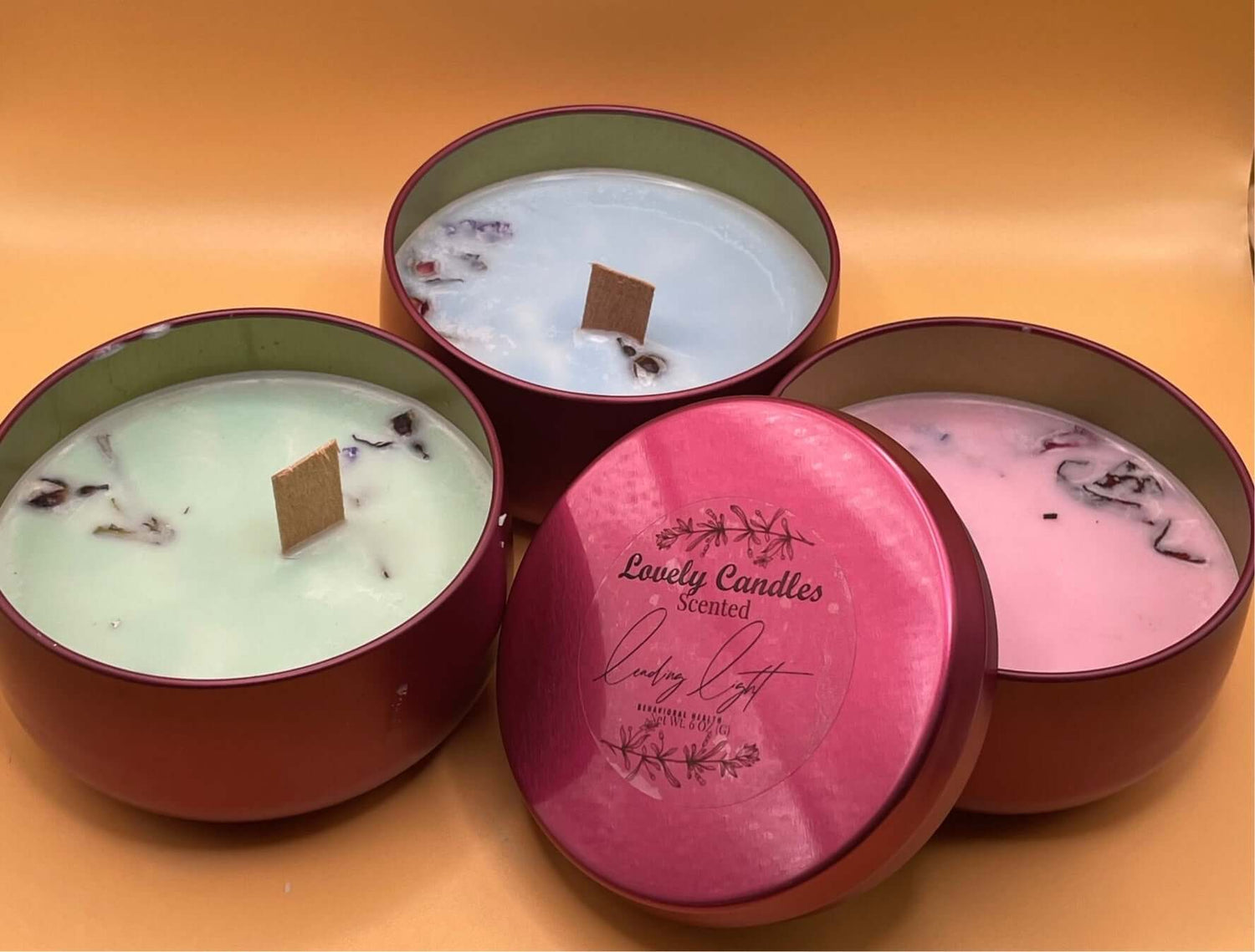 Homemade Lovely Scented Candle Gift for Aromatherapy Lovers