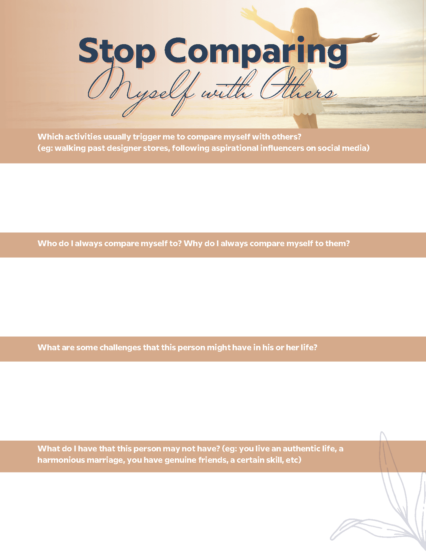 Mental Health and Wellbeing Book with Practical Self-Care Tips