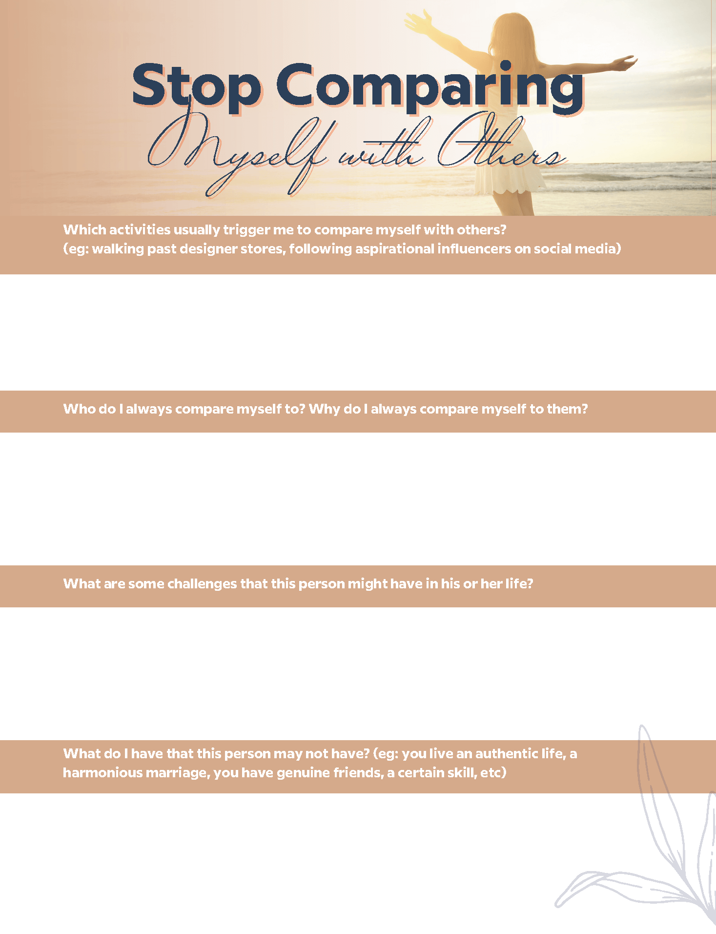 Mental Health and Wellbeing Book with Practical Self-Care Tips